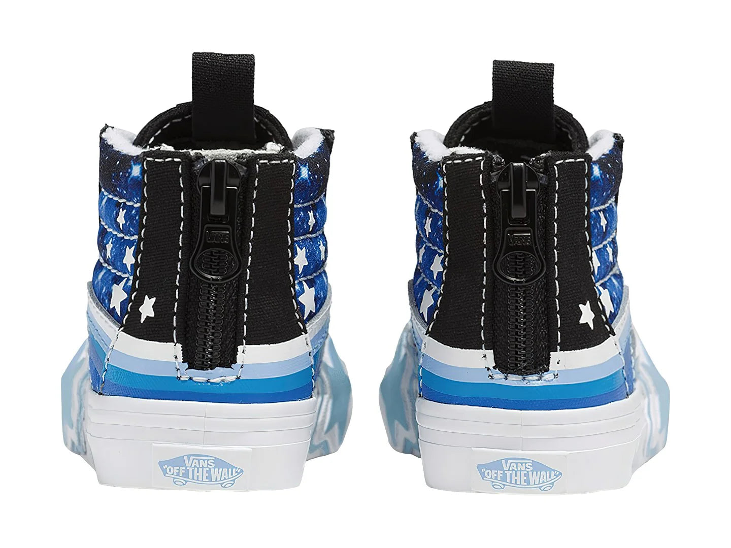 Tenis Vans Sk8 Hi Zip Negro con Azul Unisex