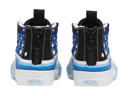 Tenis Vans Sk8 Hi Zip Negro con Azul Unisex