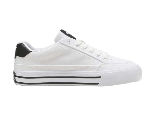 Tenis PUMA Court Classic Vulc Blanco y Negro para Hombre