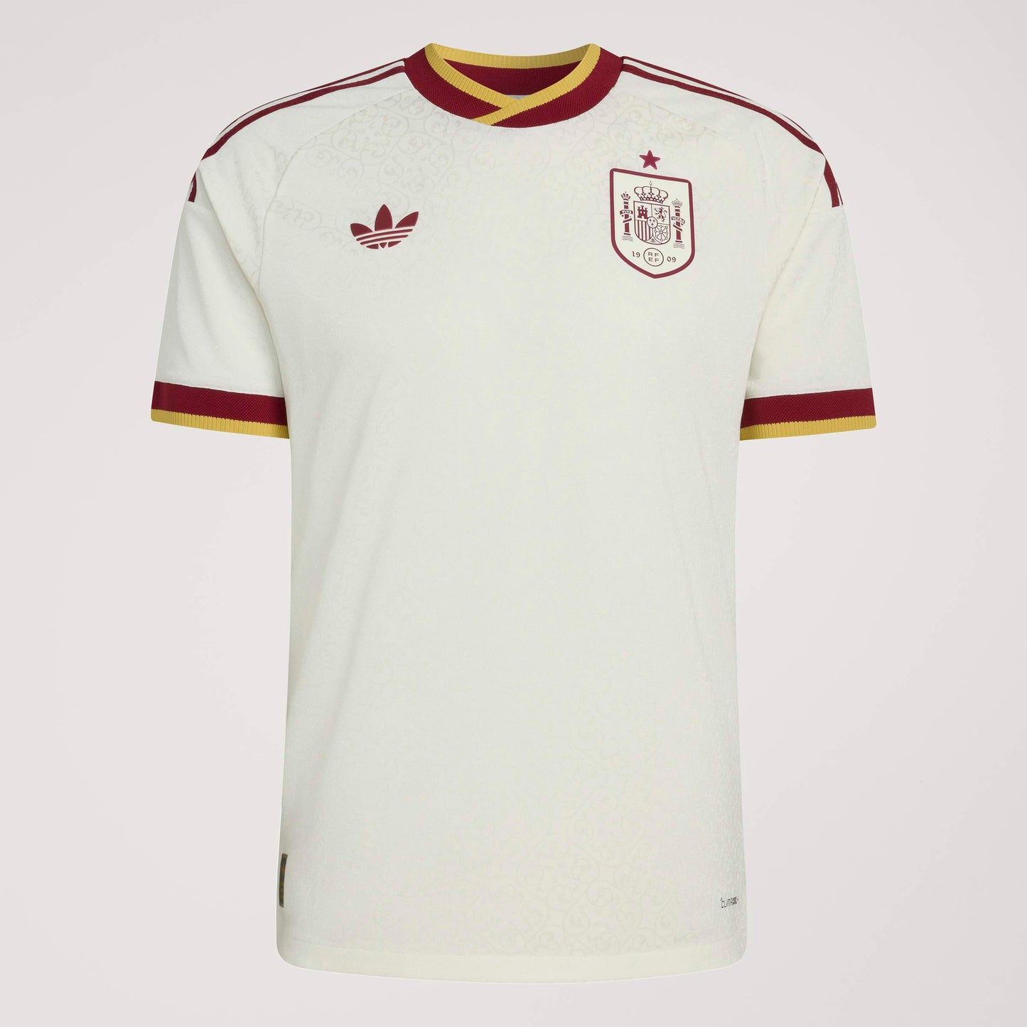 adidas Spain Away Authentic Mens Soccer Jersey 2026 White