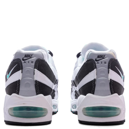 Air Max 95 OG Black Border White Hyper Jade Black Metallic Silver