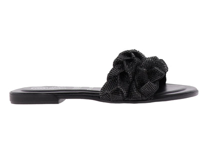 Sandalias Luna Rosa Casuales Negras para Mujer