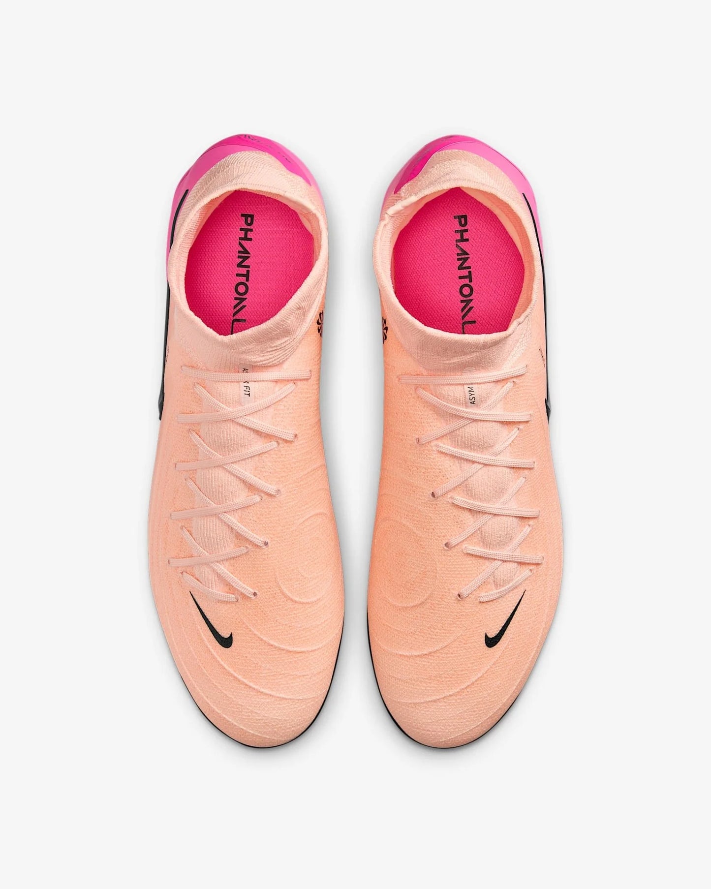 Nike Phantom Luna 2 Pro FG Firm Ground Soccer Cleats Crimson Tint Pink Blast Black