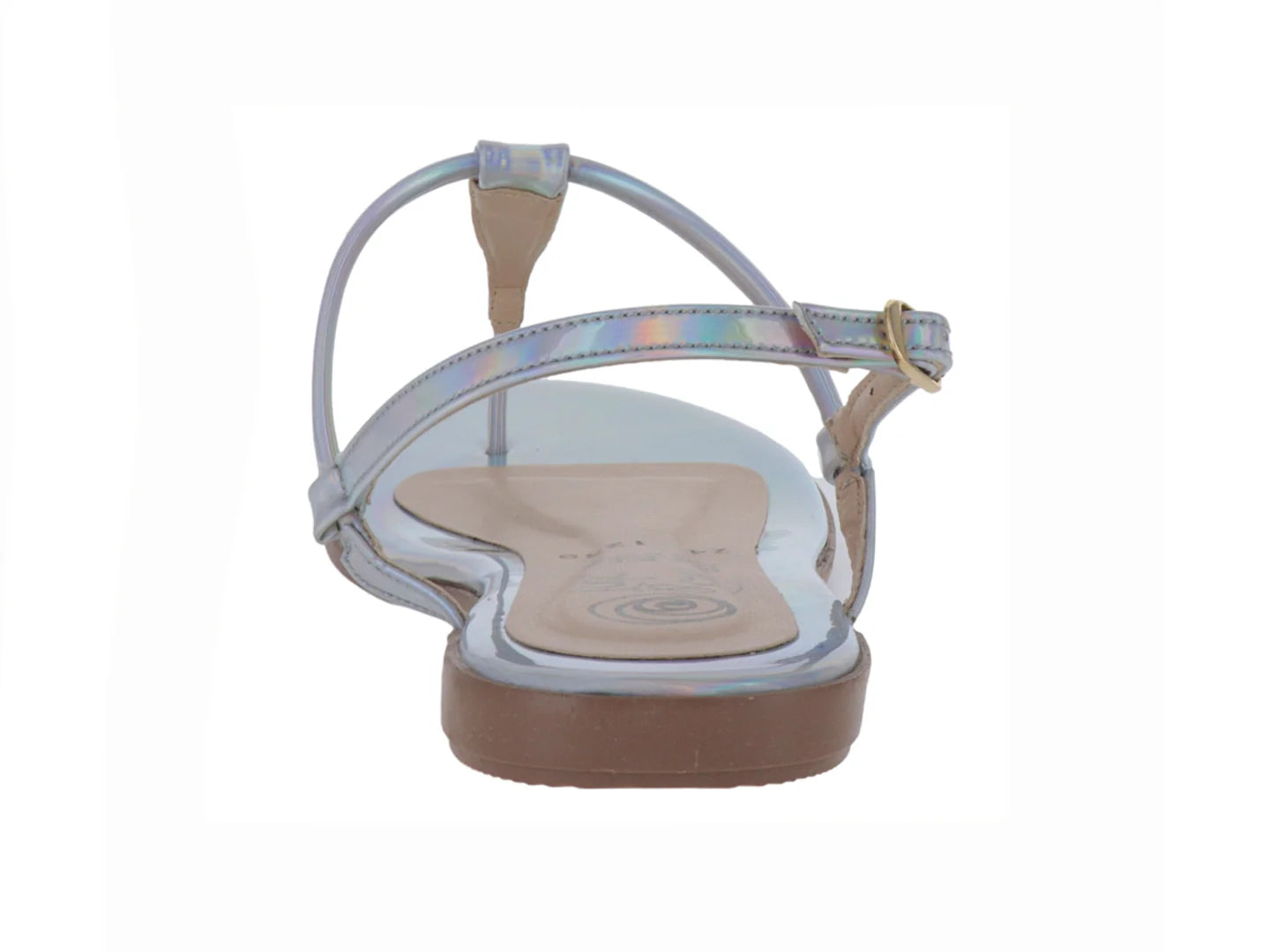 Sandalias Luna Rosa Color Plata para Mujer