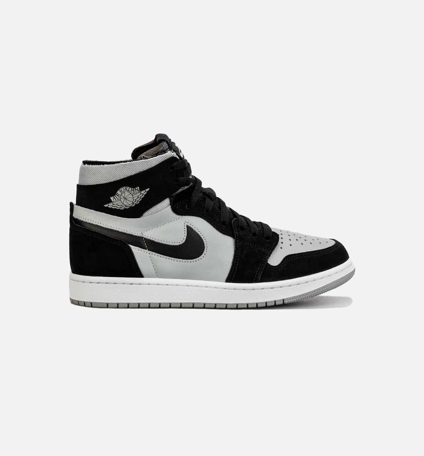 Air Jordan 1 Zoom CMFT Light Smoke Grey Mens Lifestyle Shoe Black Grey