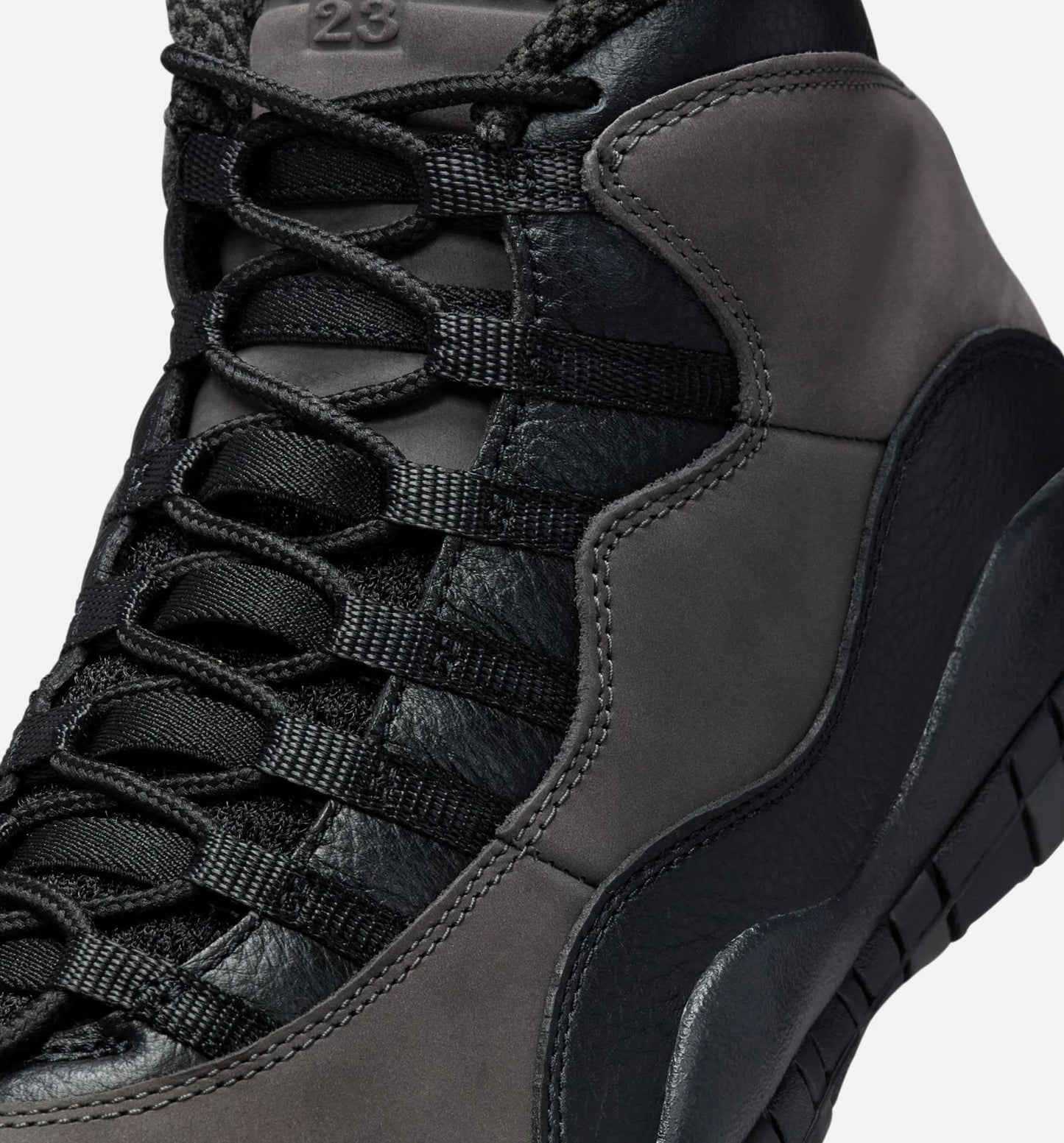 Air Jordan 10 Retro Shadow Mens Lifestyle Shoe Charred Grey True Red Black Limit One Per Customer