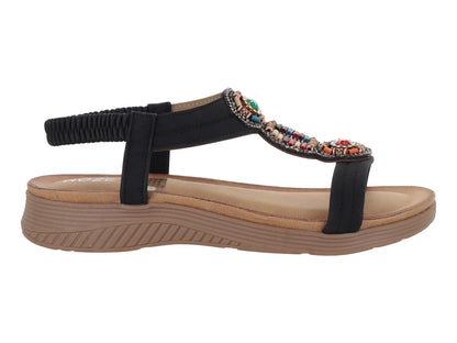 Sandalias ROZE Negro para Mujer