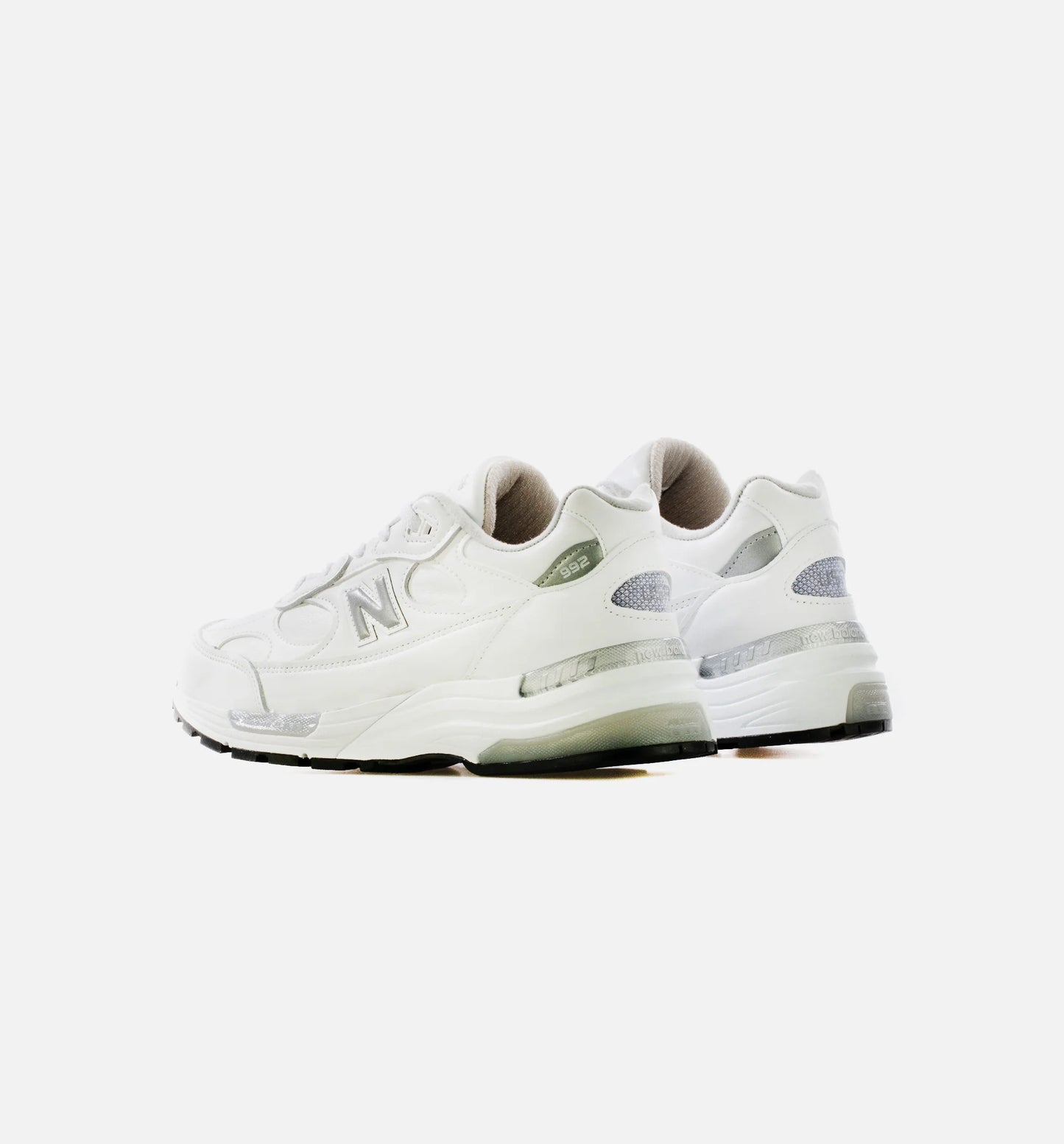 Made in US 992 Mens Running Shoe White Gray
