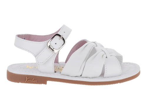 Sandalias Kinder Blancas para Niña