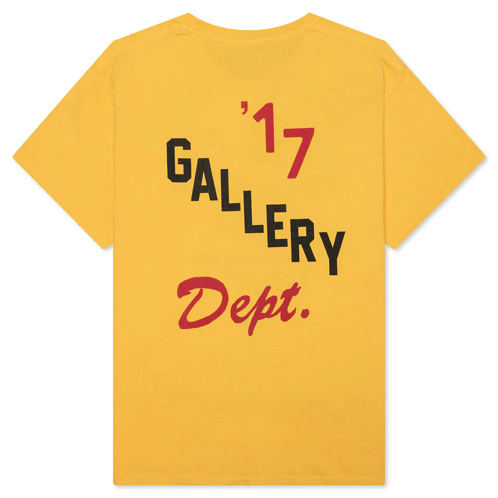 Boxing Merch Tee Gold Yellow