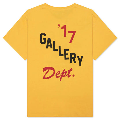 Boxing Merch Tee Gold Yellow