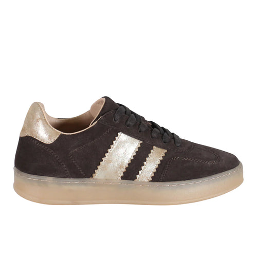 Jon Qwill Metallic Lace Up Sneakers