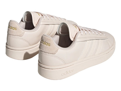 Tenis Adidas Grand Court Alpha Rosa y Oro para Mujer