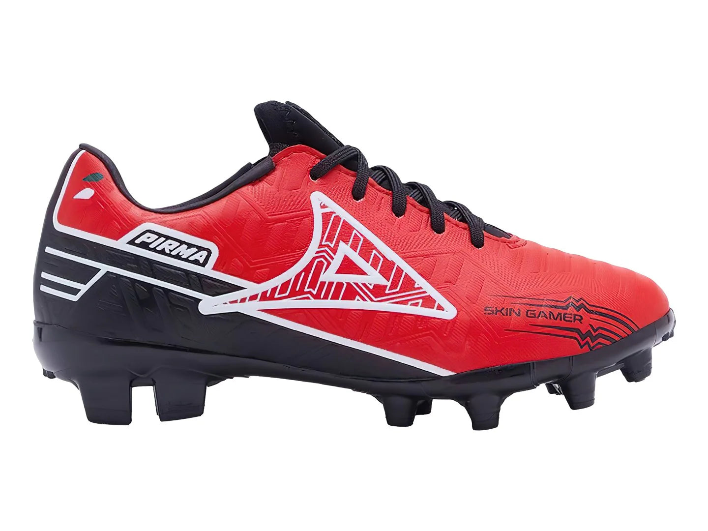 Tenis de Fútbol Pirma Brasil Negro y Rojo para Niño
