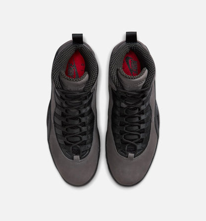 Air Jordan 10 Retro Shadow Mens Lifestyle Shoe Charred Grey True Red Black Limit One Per Customer