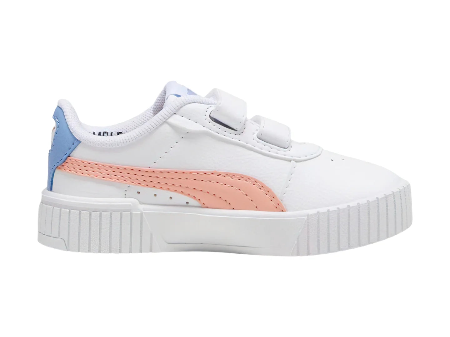 Tenis PUMA Carina 20 Blanco Rosa y Azul para Niña
