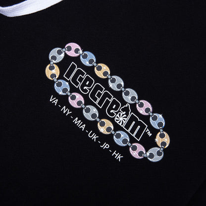 Chain Hoodie Black