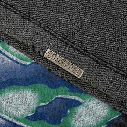 Liberty Tears T Shirt Grey Wash