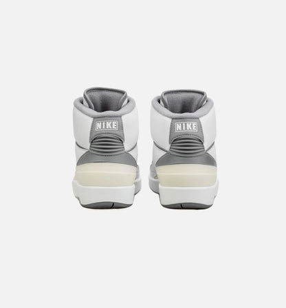 Air Jordan 2 Retro Cement Grey Mens Lifestyle Shoe White Grey