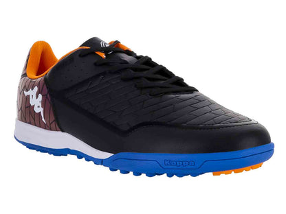 Tenis de Fútbol Kappa Negro y Azul para Hombre