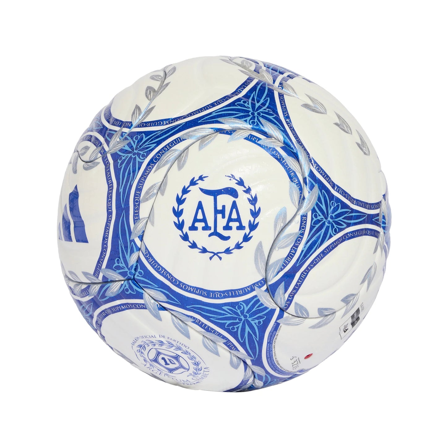 adidas Argentina AFA Argentum Gambeta Pro Soccer Ball White Blue Black