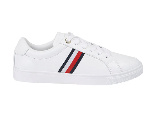 Tenis Tommy Hilfiger Essential Stripes Blanco para Mujer