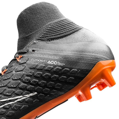 Nike JR Hypervenom Phantom 3 Elite DF FG Dark Grey Total Orange White