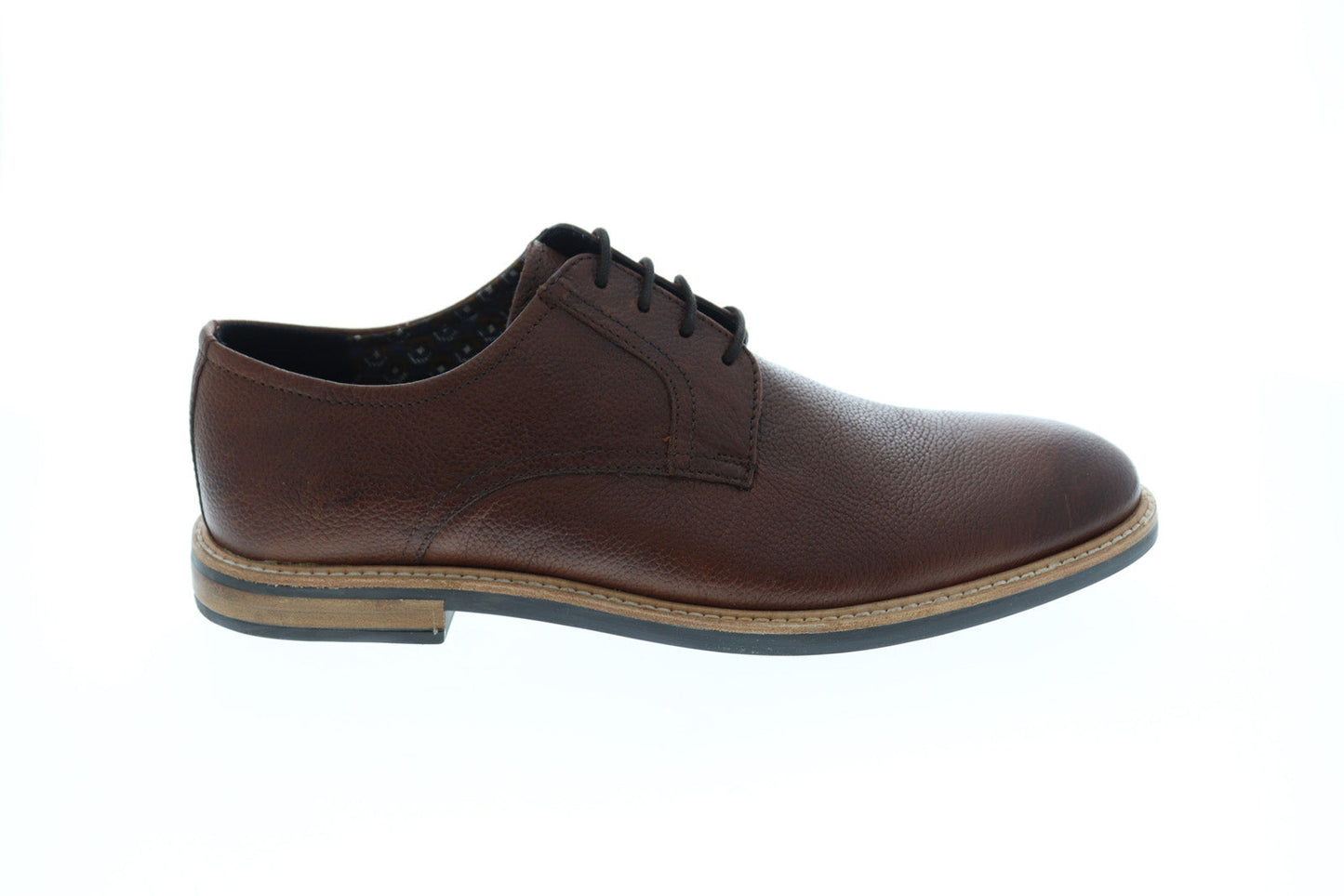Ben Sherman Birk Plain Toe BNM00022 Mens Brown Leather Low Top Oxfords Shoes