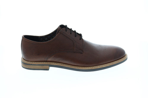 Ben Sherman Birk Plain Toe BNM00022 Mens Brown Leather Low Top Oxfords Shoes