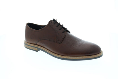 Ben Sherman Birk Plain Toe BNM00022 Mens Brown Leather Low Top Oxfords Shoes