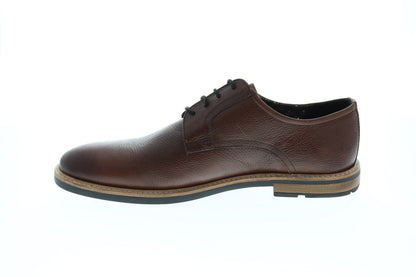 Ben Sherman Birk Plain Toe BNM00022 Mens Brown Leather Low Top Oxfords Shoes