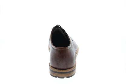 Ben Sherman Birk Plain Toe BNM00022 Mens Brown Leather Low Top Oxfords Shoes