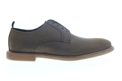 Ben Sherman Birk Plain Toe BNM00022 Mens Brown Leather Low Top Oxfords Shoes