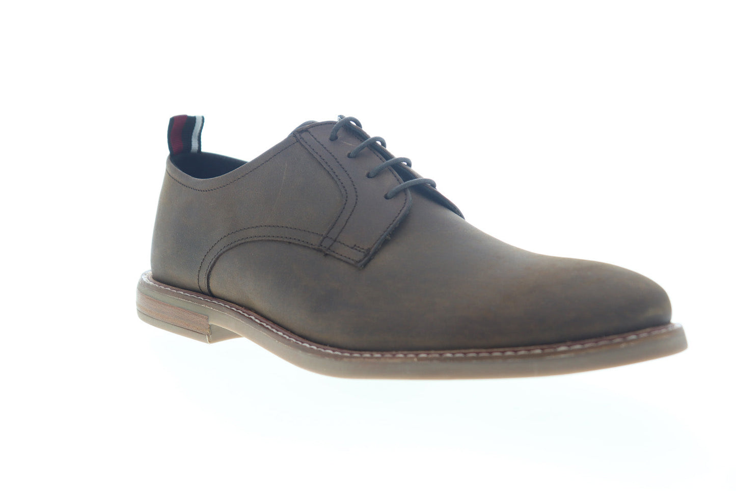 Ben Sherman Birk Plain Toe BNM00022 Mens Brown Leather Low Top Oxfords Shoes