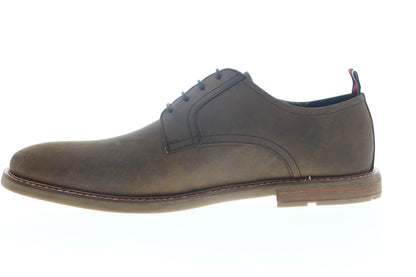 Ben Sherman Birk Plain Toe BNM00022 Mens Brown Leather Low Top Oxfords Shoes