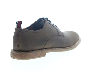 Ben Sherman Birk Plain Toe BNM00022 Mens Brown Leather Low Top Oxfords Shoes