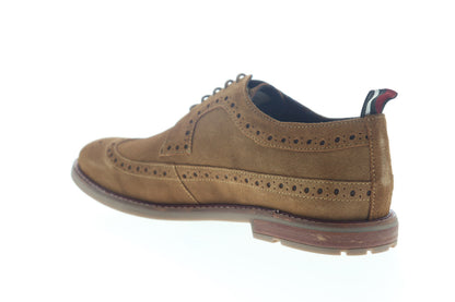 Ben Sherman Birk Long Wing BNM00025 Mens Brown Suede Wingtip Oxfords Shoes