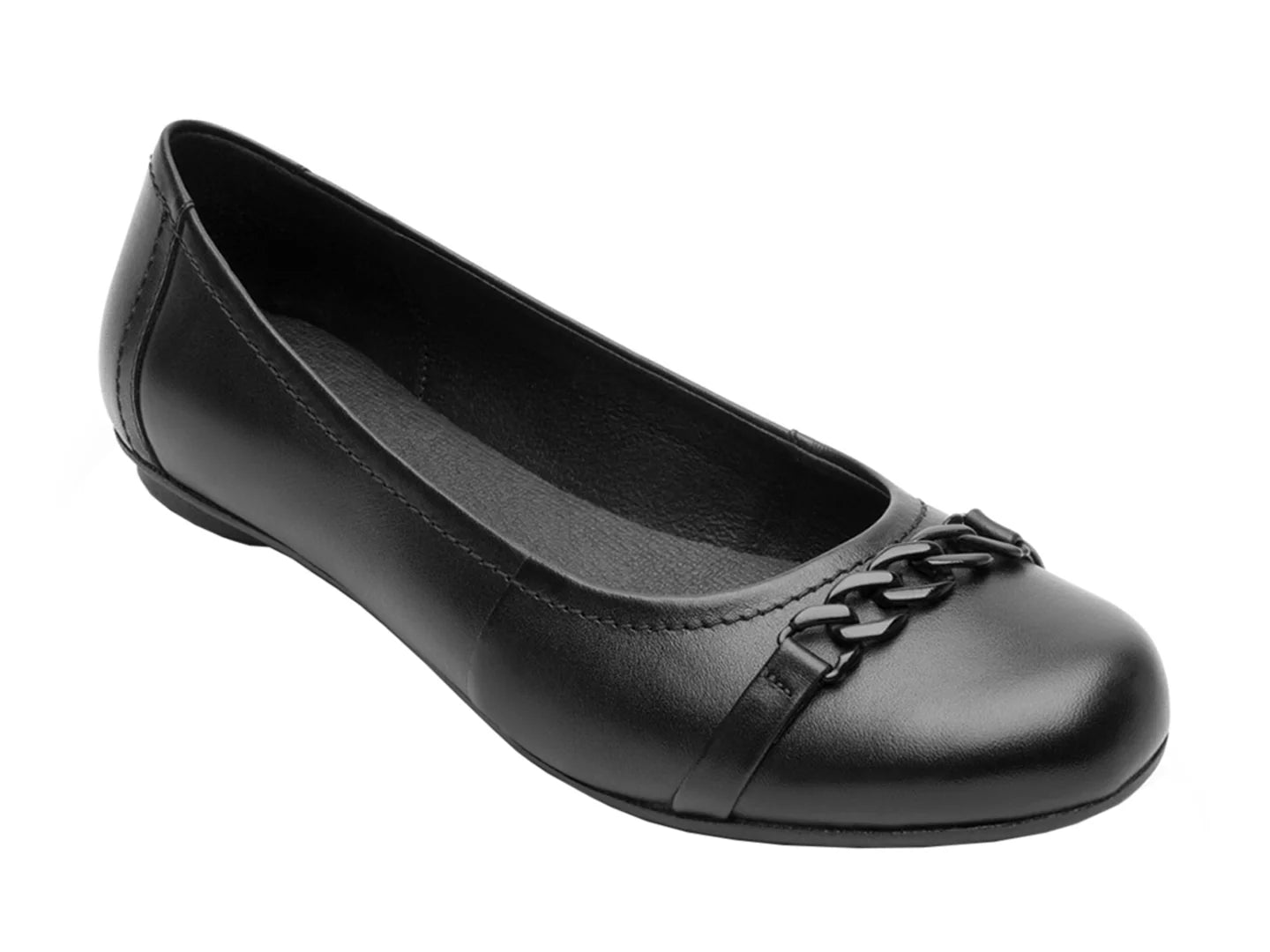 Zapatos Planos Flexi Negro para Mujer