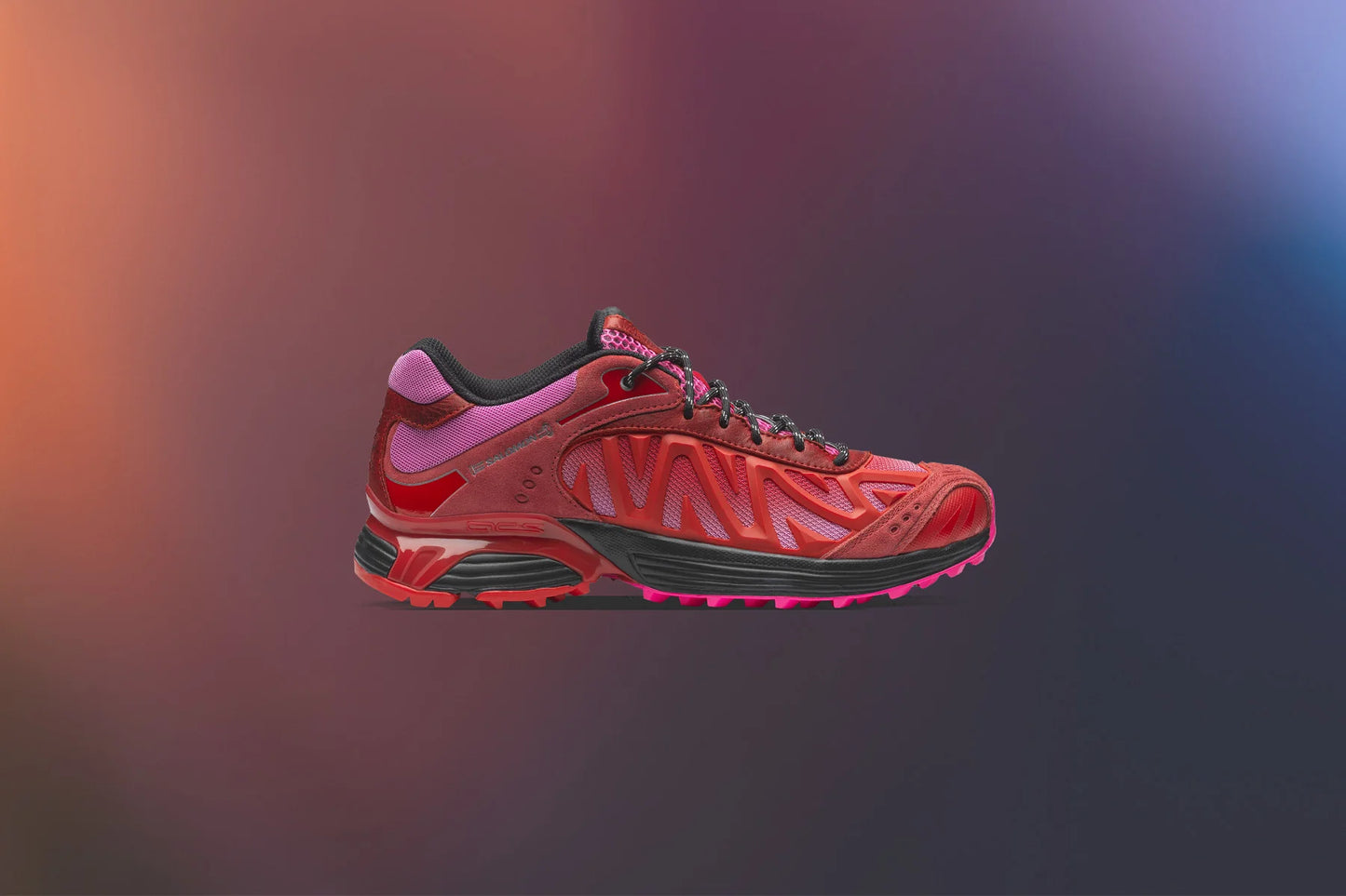 Salomon x Aries XT Whisper Fiery Red Fuchsia Pink