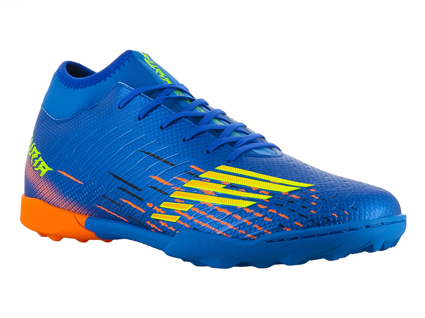 Tenis de Fútbol Furia 1515 Azul y Naranja para Hombre