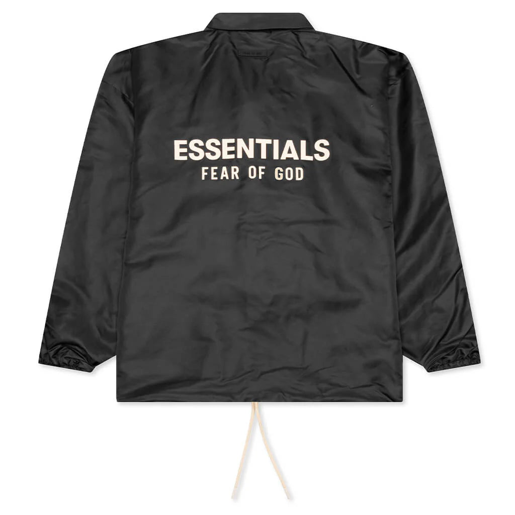 Coaches Jacket Jet Black