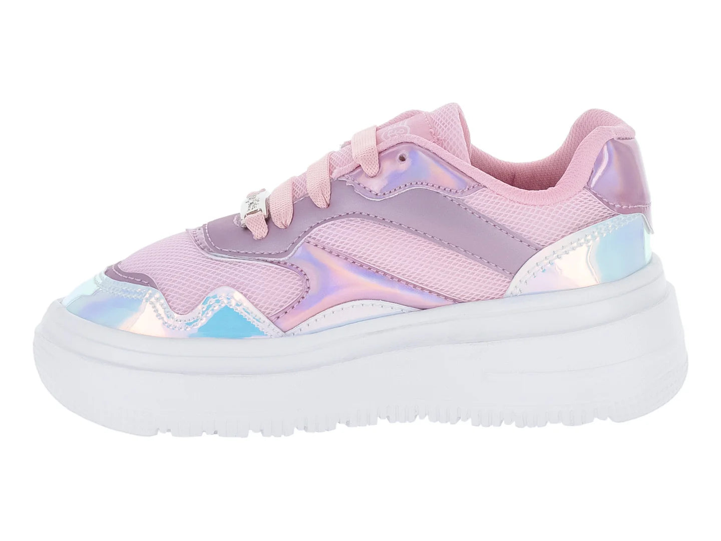 Tenis New Boys Tornasol Rosa para Niña