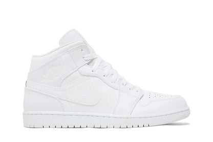 Jordan 1 Mid Triple White