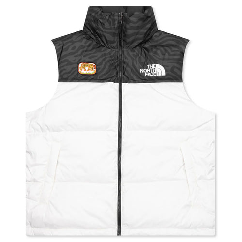 1996 Retro Nuptse Vest White Dune