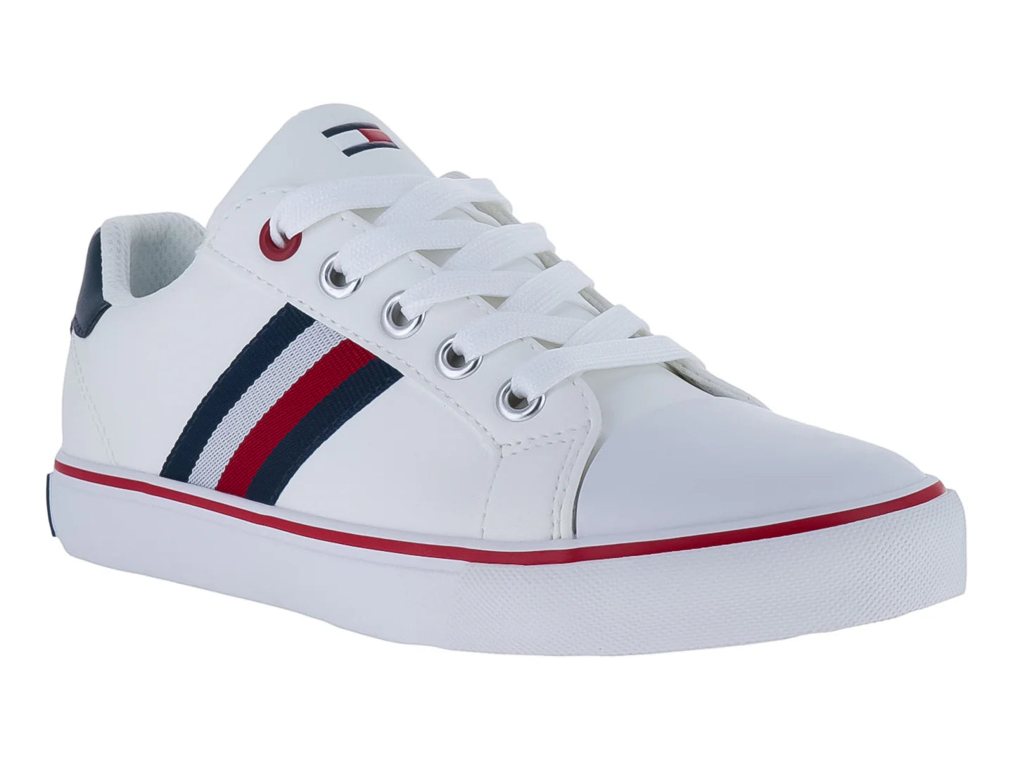 Tenis Tommy Hilfiger BB Conner Vulc Blancos para Niño