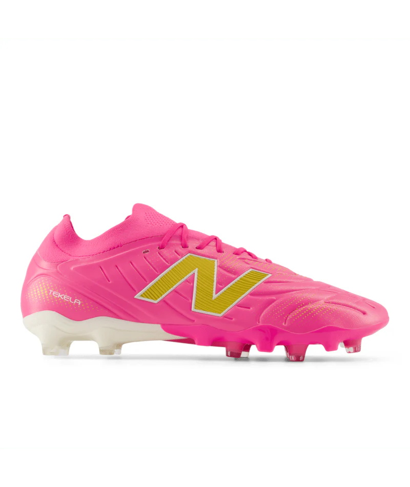 New Balance Tekela Pro Low V5 FG Firm Ground Mens Soccer Cleats Pink Heat