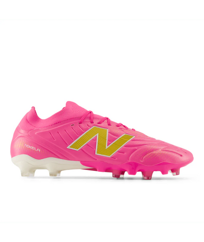 New Balance Tekela Pro Low V5 FG Firm Ground Mens Soccer Cleats Pink Heat