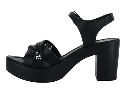 Sandalias Luna Rosa Color Negro para Mujer