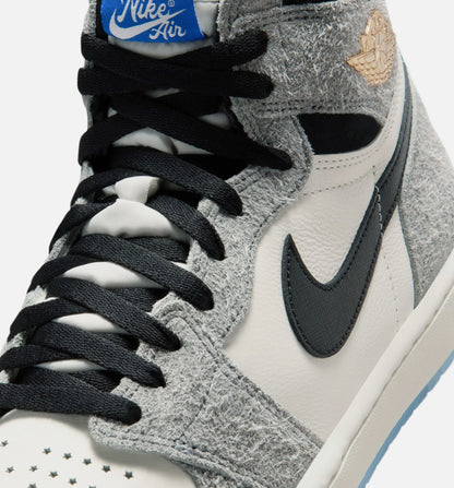 Air Jordan 1 Retro High OG Cool Grey Mens Lifestyle Shoe Cool Grey Black Sail Game Royal White
