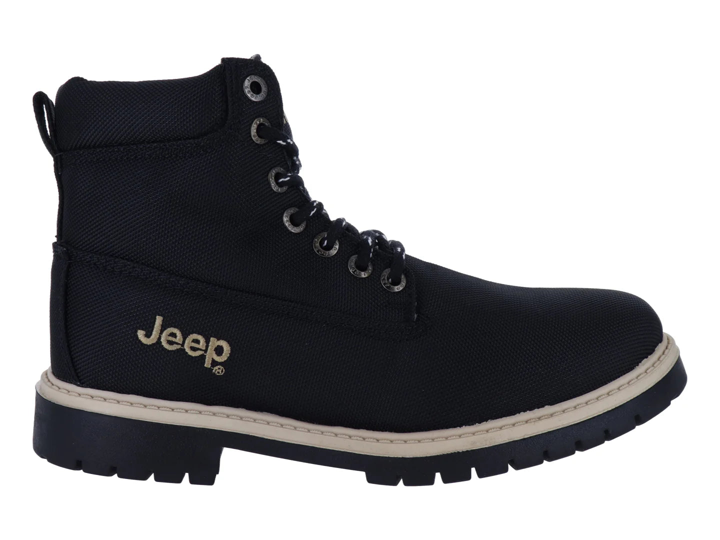 Botas Jeep de Lona Color Negro para Hombre
